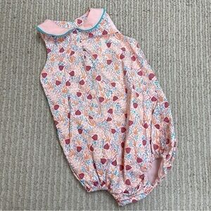 Jim Thompson Sleeveless Floral Print One Piece Size 6-12 Months Baby